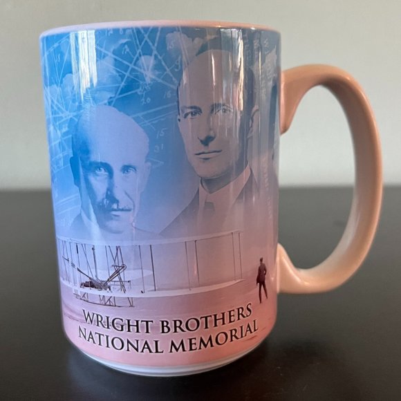 Wright Brothers National Memorial Mug Kitty Hawk North Carolina Souvenir - Picture 1 of 5
